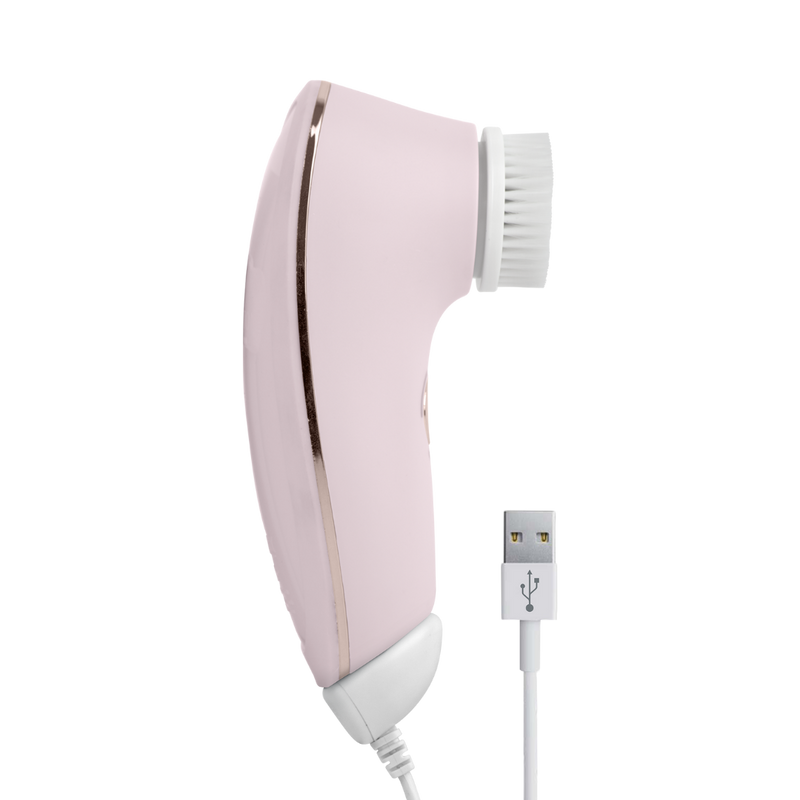 Magnitone BareFaced2 Vibra Sonic Cleansing & Toning Brush Pink USB Rechargeable