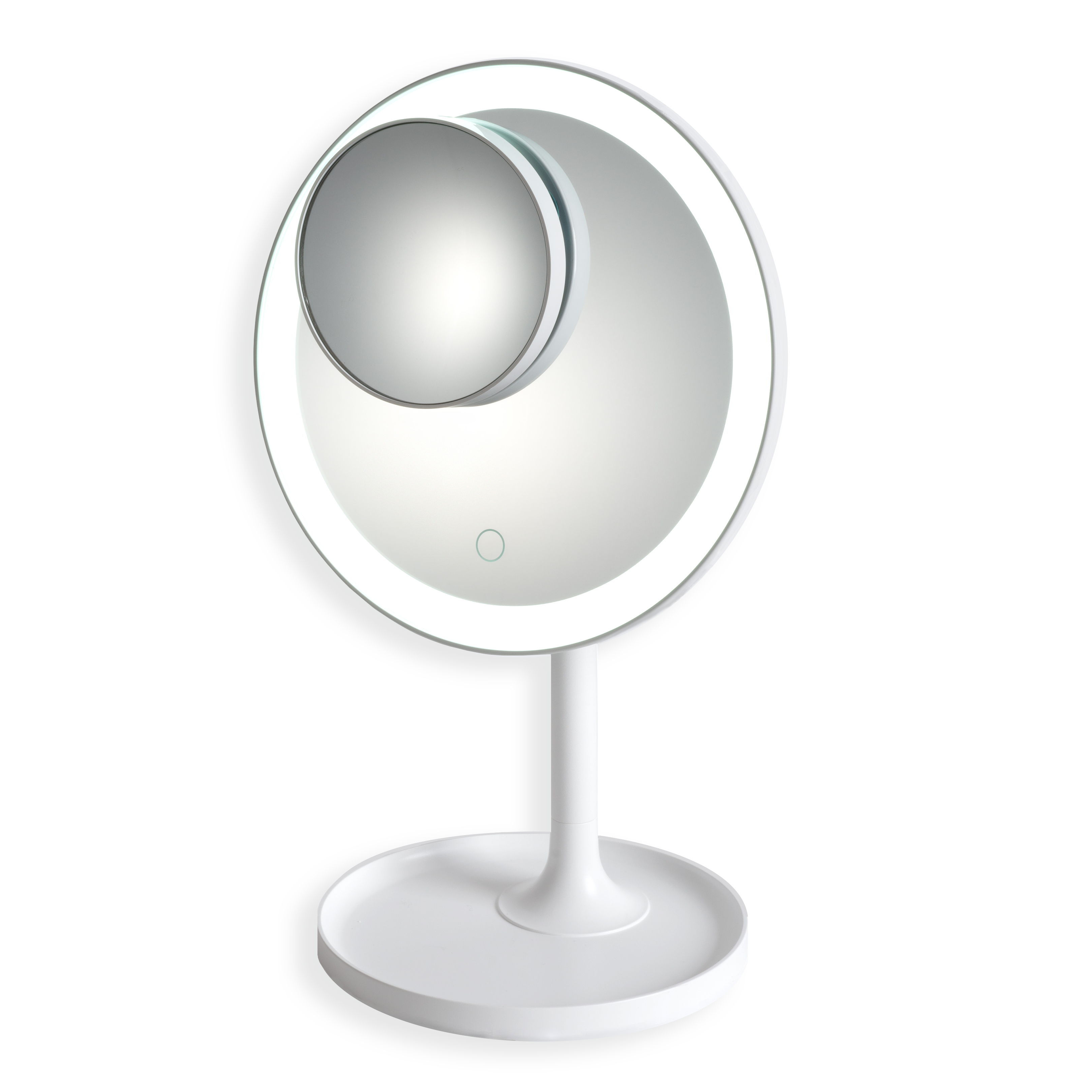 LightUp LED Ring Light Desktop MakeUp Mirror | MAGNITONE London