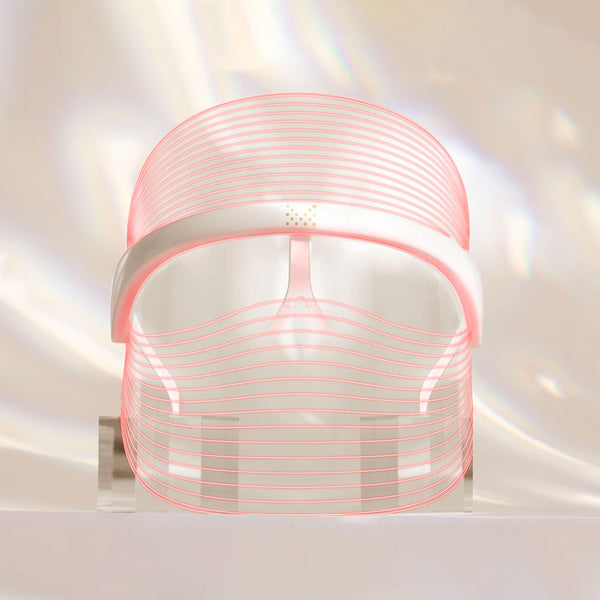 MAGNITONE Get Lit LED Face Mask with Red light on