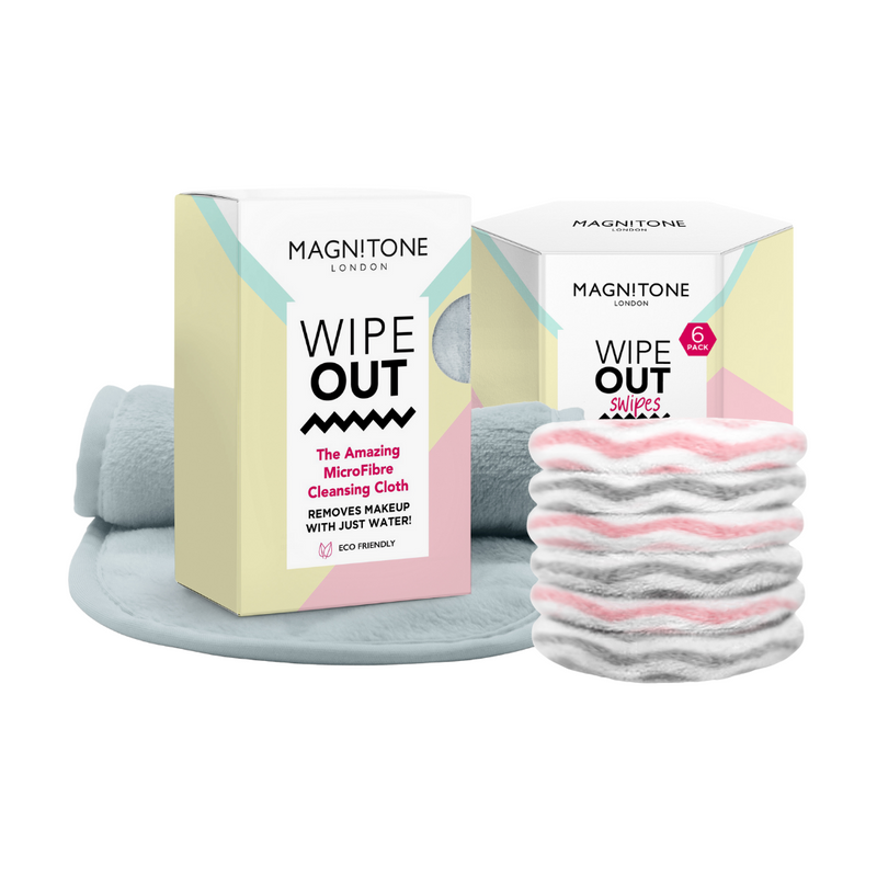 Magnitone London WipeOut Microfibre Makeup Remover Duo