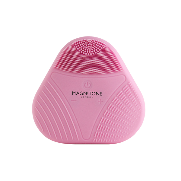 Magnitone London XOXO Micro Sonic Silicone Cleansing Brush Pink