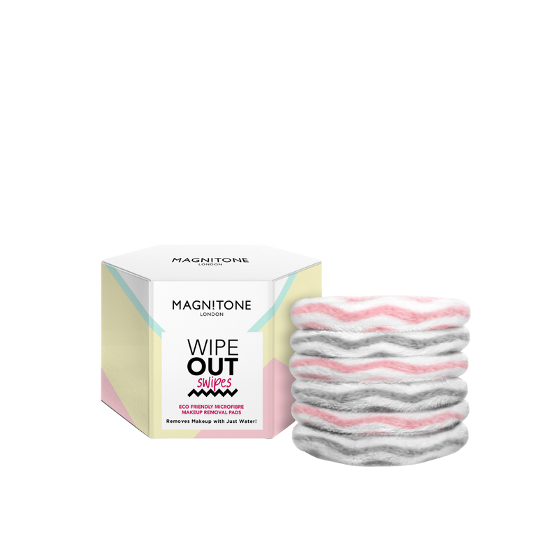 Magnitone WipeOut Swipes positioned outside of the box to the right 1 pack of 6