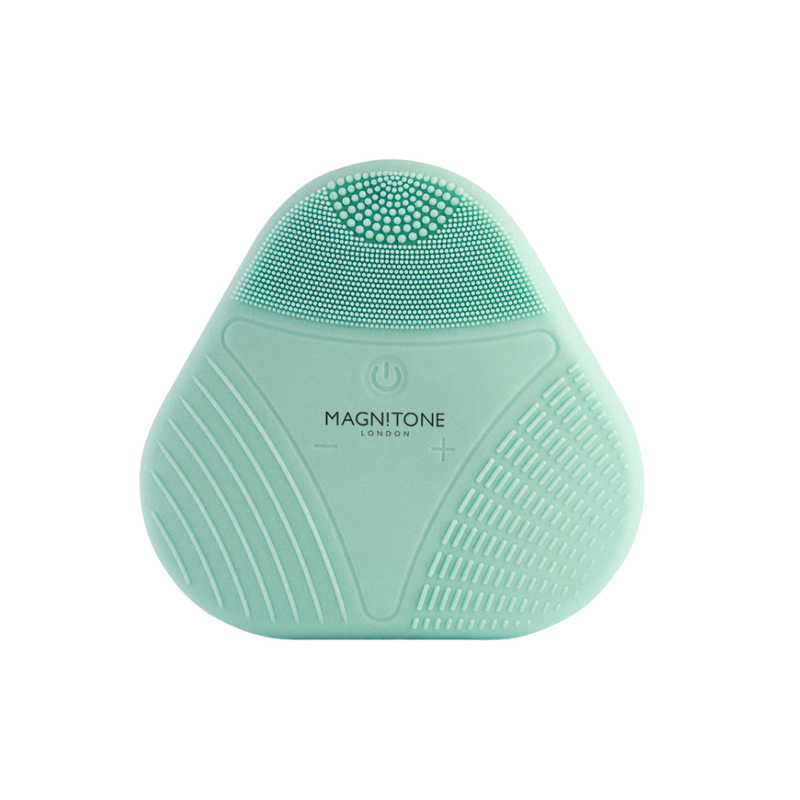 Magnitone London XOXO Micro Sonic Silicone Cleansing Brush Green