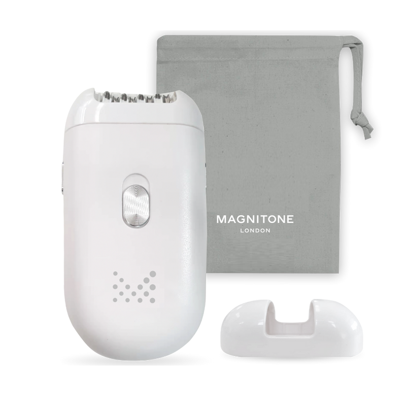 MAGNITONE London Pluck It 2 Super Glide Compact Epilator with precision head and storage pouch