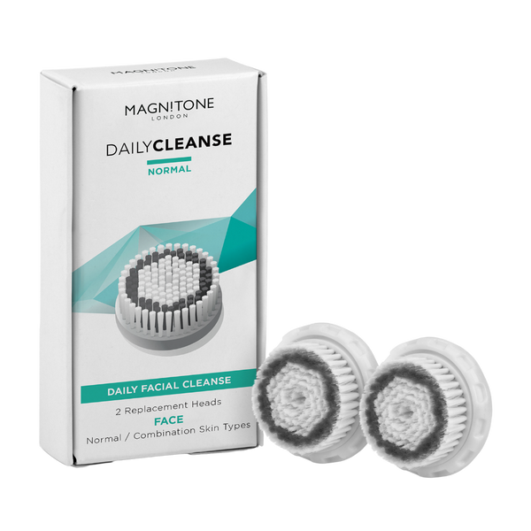 Magnitone Daily Cleanse (Normal) replacement head with the packaging box