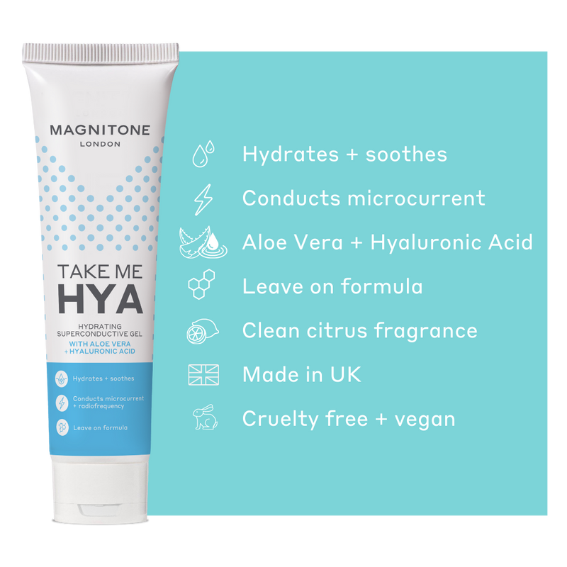 Benefits of MAGNITONE Take Me Hya Hydrating Superconductive Gel with Aloe Vera + Hyaluronic Acid