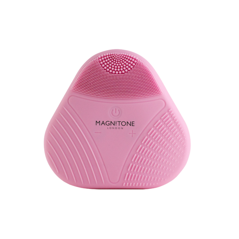 Magnitone London XOXO Micro Sonic Silicone Cleansing Brush Pink