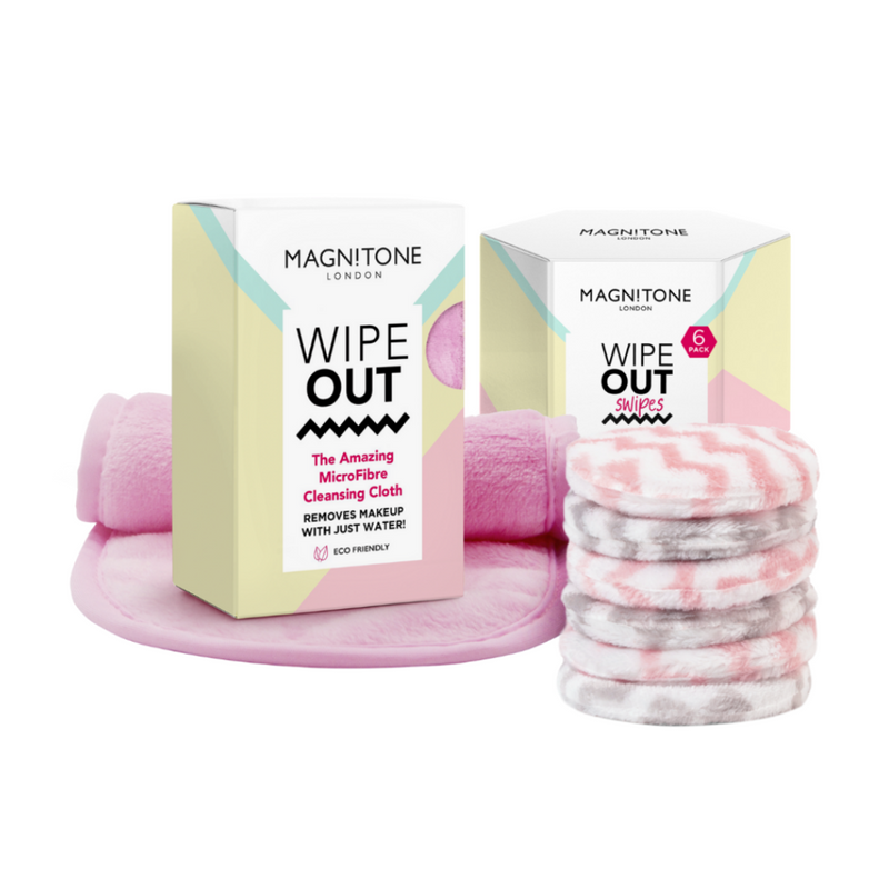 Magnitone London WipeOut Microfibre Makeup Remover Duo