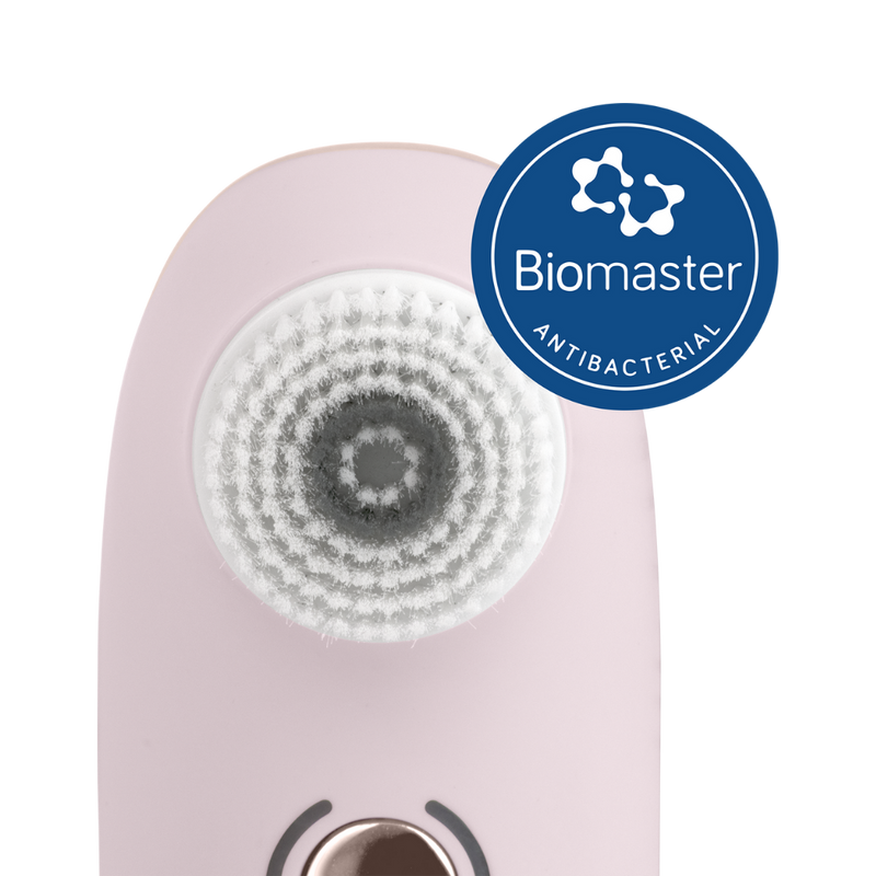 Magnitone BareFaced2 Vibra Sonic Cleansing & Toning Brush Pink with Biomaster Antibacterial protection