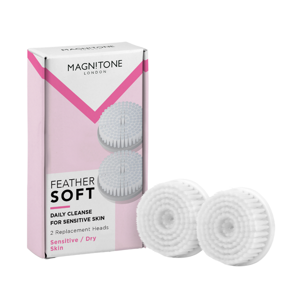 Magnitone London Barefaced2 Replacement Brush Heads feathersoft