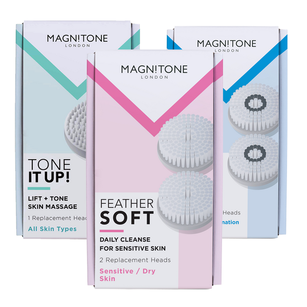 Magnitone London Barefaced2 Replacement Brush Heads Mixed Bundle