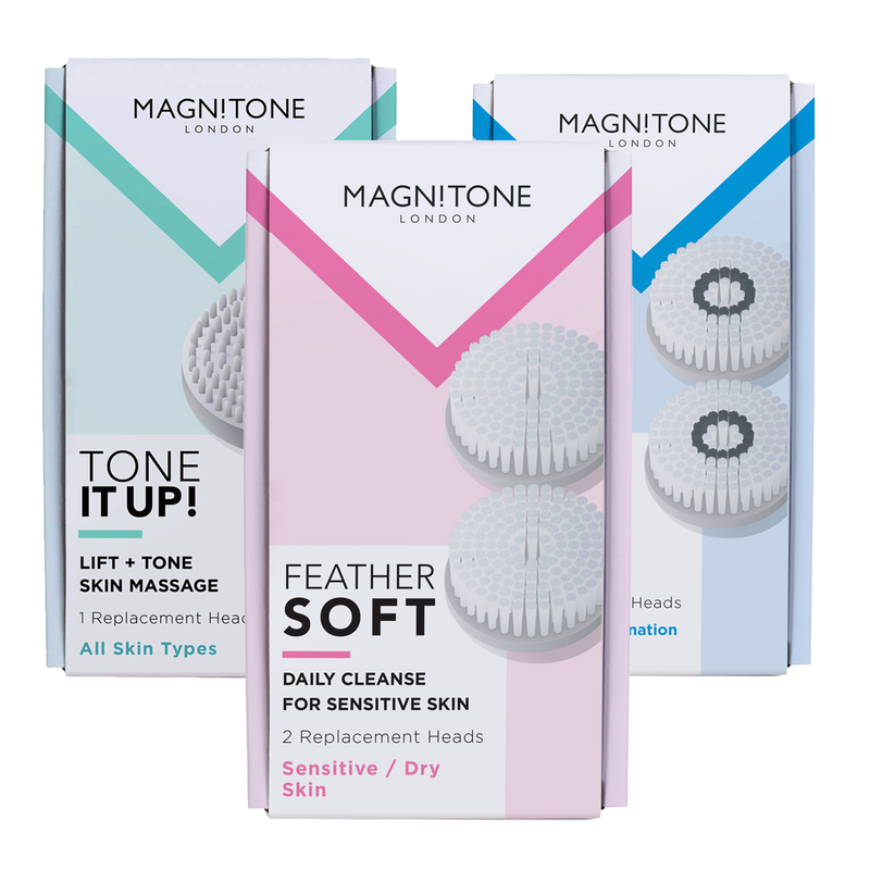 Magnitone London Barefaced2 Replacement Brush Heads Mixed Bundle